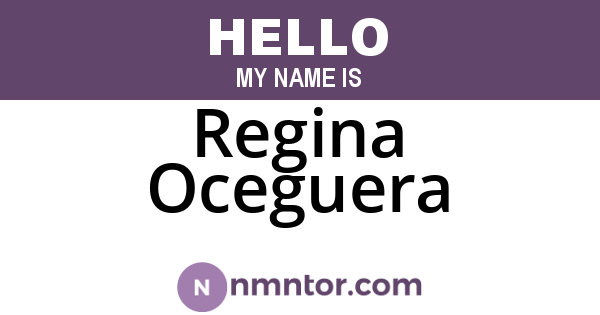 Regina Oceguera