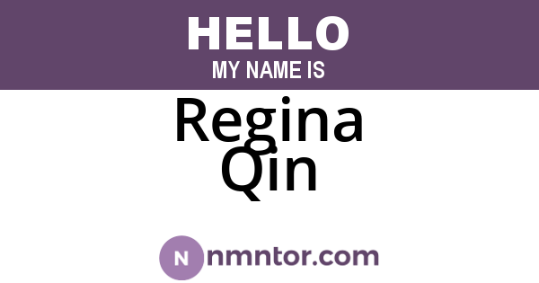 Regina Qin