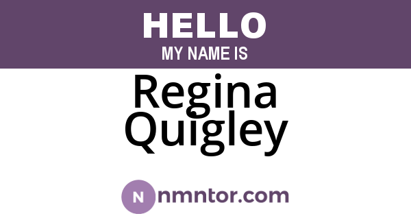 Regina Quigley