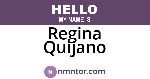 Regina Quijano