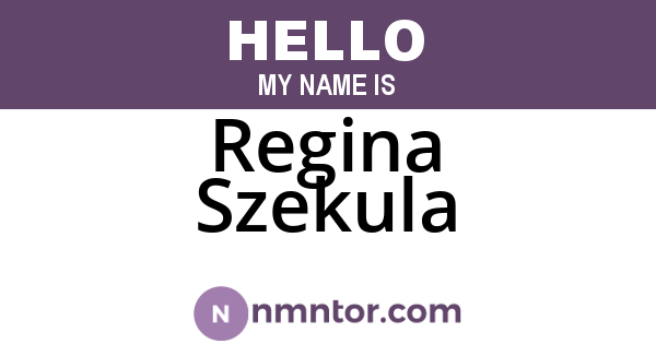 Regina Szekula