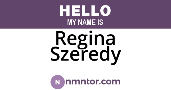 Regina Szeredy