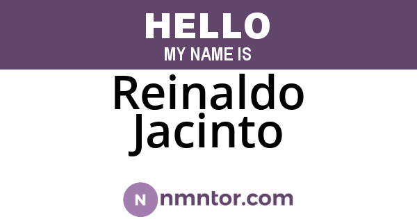 Reinaldo Jacinto
