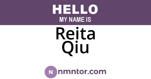 Reita Qiu
