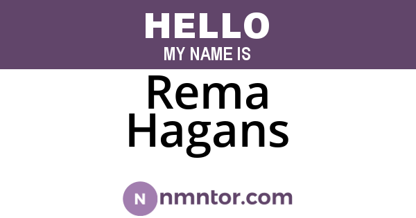 Rema Hagans