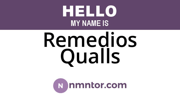 Remedios Qualls