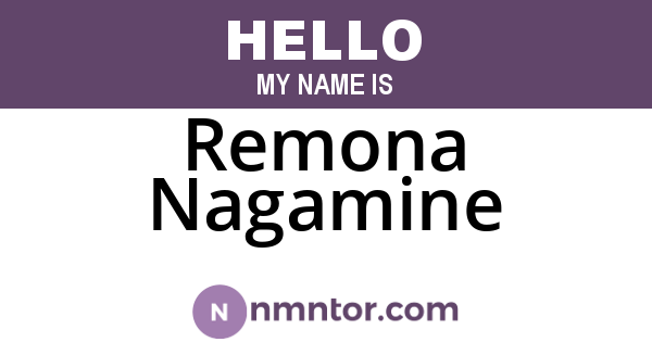 Remona Nagamine