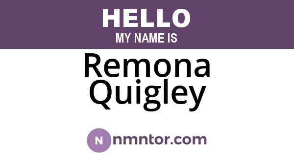Remona Quigley