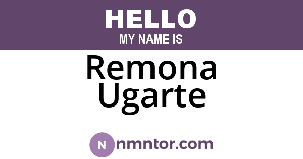 Remona Ugarte