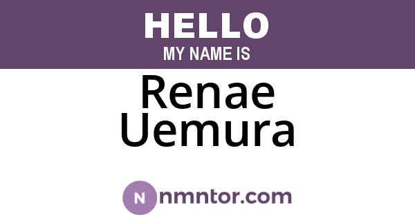 Renae Uemura