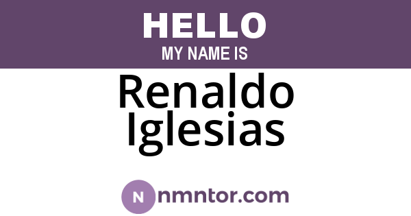 Renaldo Iglesias