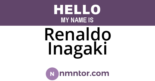 Renaldo Inagaki