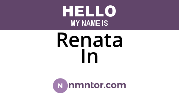 Renata In