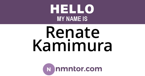 Renate Kamimura