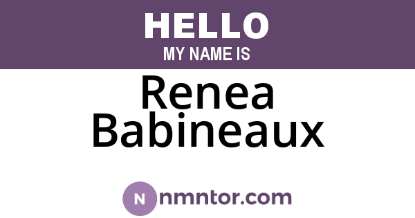 Renea Babineaux
