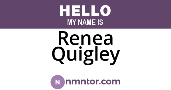 Renea Quigley
