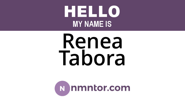 Renea Tabora