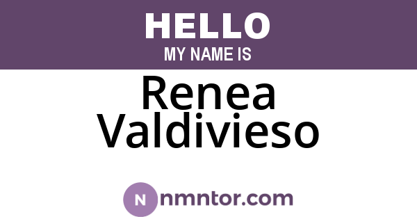 Renea Valdivieso