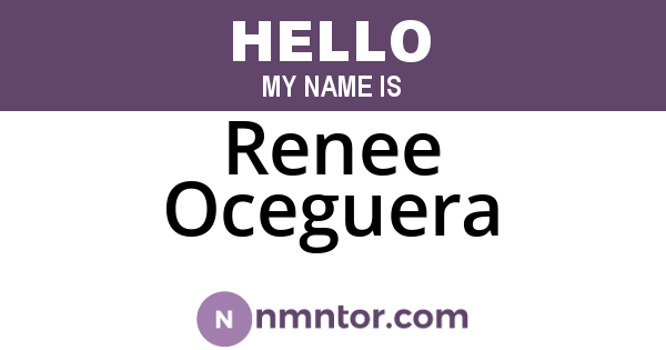 Renee Oceguera