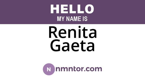 Renita Gaeta