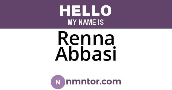 Renna Abbasi