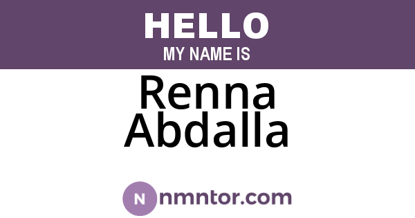 Renna Abdalla