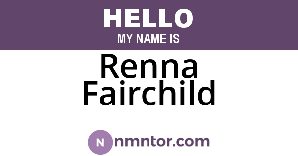 Renna Fairchild