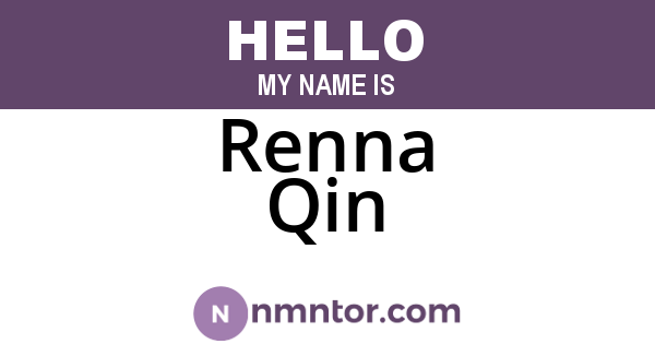 Renna Qin