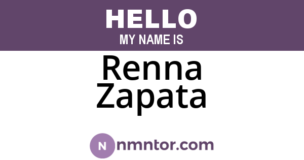 Renna Zapata