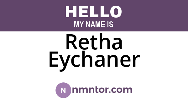 Retha Eychaner