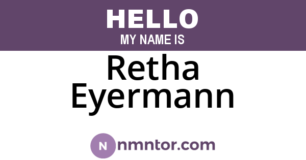 Retha Eyermann