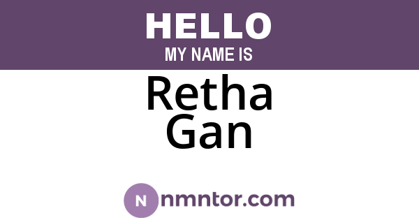 Retha Gan