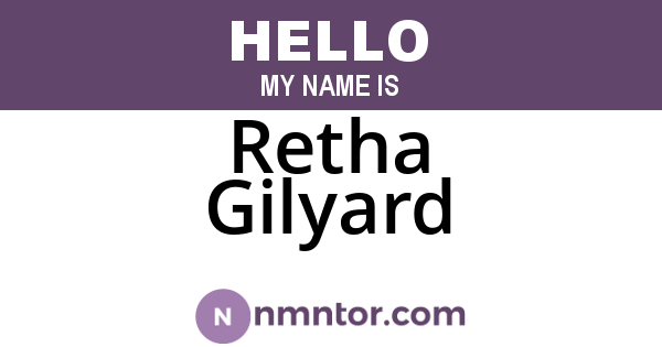 Retha Gilyard