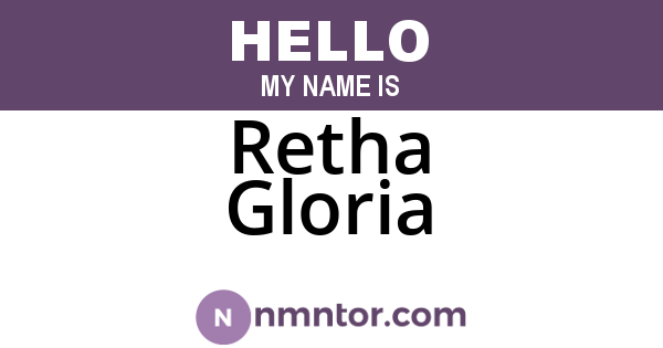 Retha Gloria