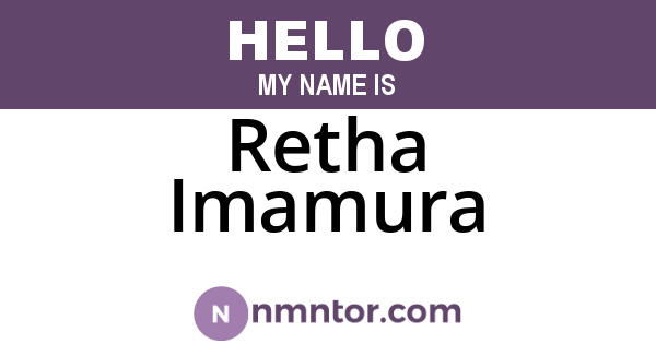 Retha Imamura