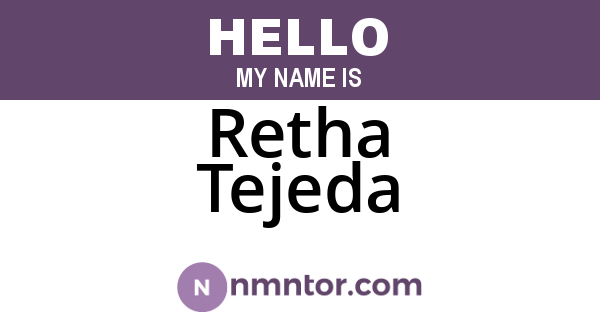Retha Tejeda