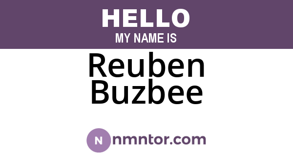 Reuben Buzbee