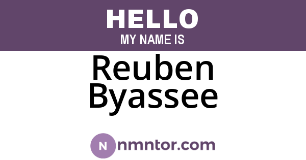 Reuben Byassee