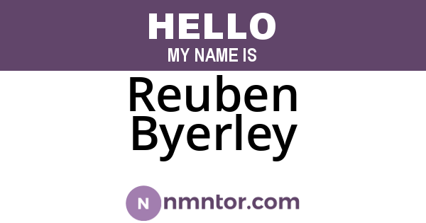Reuben Byerley