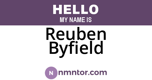 Reuben Byfield