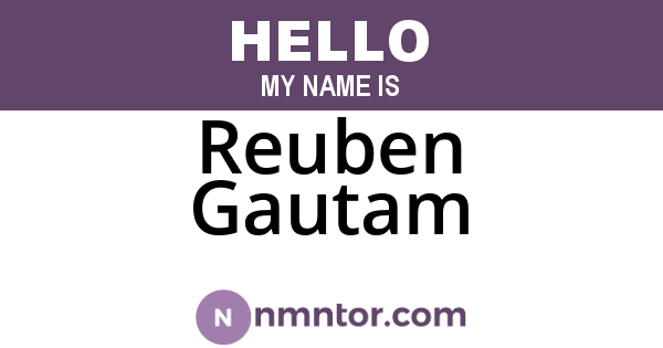 Reuben Gautam