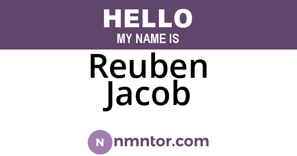 Reuben Jacob