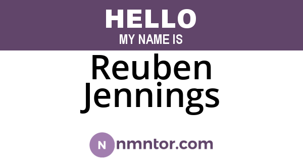 Reuben Jennings