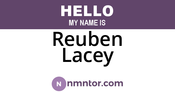Reuben Lacey