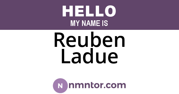 Reuben Ladue