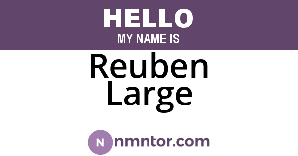 Reuben Large