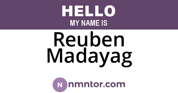 Reuben Madayag