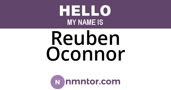 Reuben Oconnor