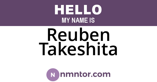 Reuben Takeshita