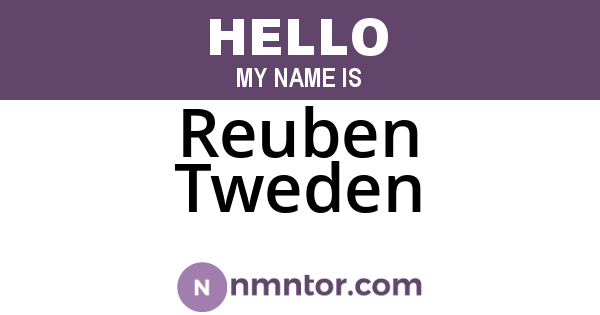 Reuben Tweden